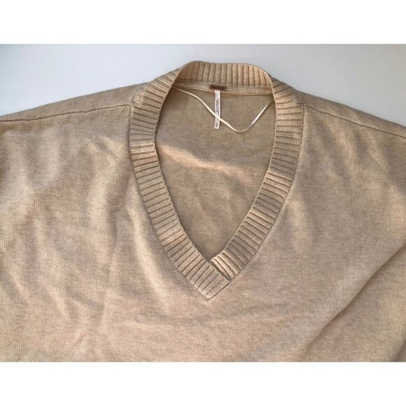 Free People Orion A Line Tunic Sweater Neutral Size Small - Picture 6 of 9